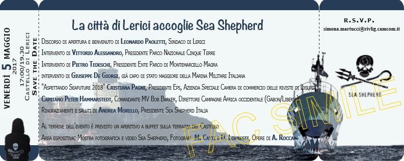 La Cittï¿½ï¿½ di Lerici accoglie Sea Shepherd