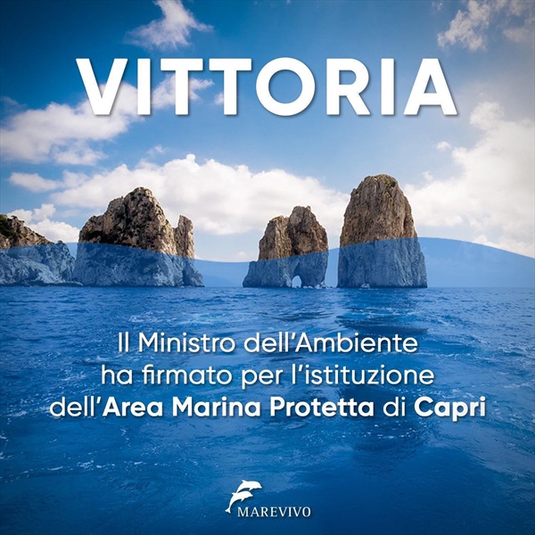 Ammiraglio Giuseppe De Giorgi - Finalmente istituita l'Area Marina Protetta di Capri!