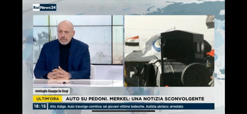 Ammiraglio Giuseppe De Giorgi - Rai News 24