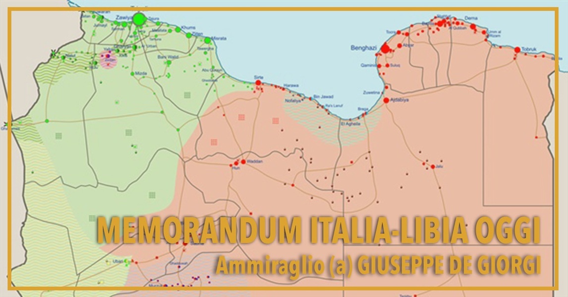 Ammiraglio Giuseppe De Giorgi - Memorandum Italia-Libia oggi