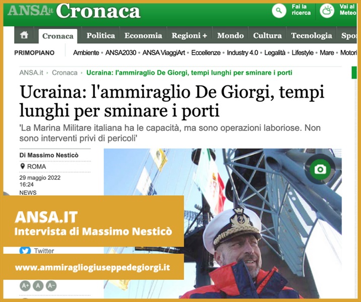 Amm. (a) De Giorgi - Intervista su ANSA.IT